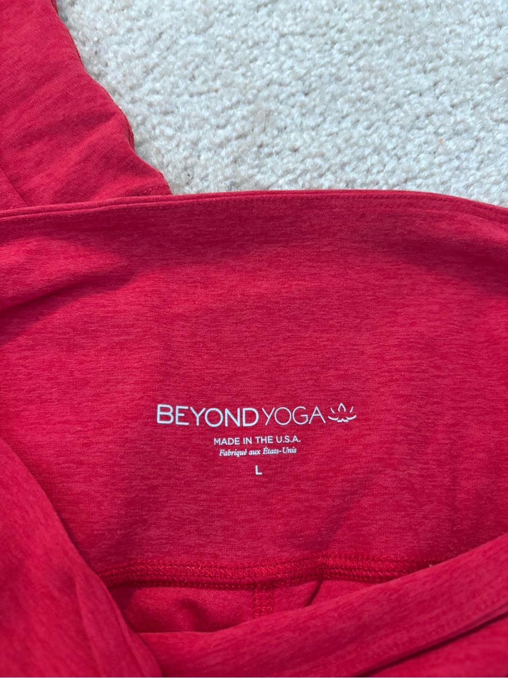 Beyond Yoga Red Workout Set - Picture 3 of 5
